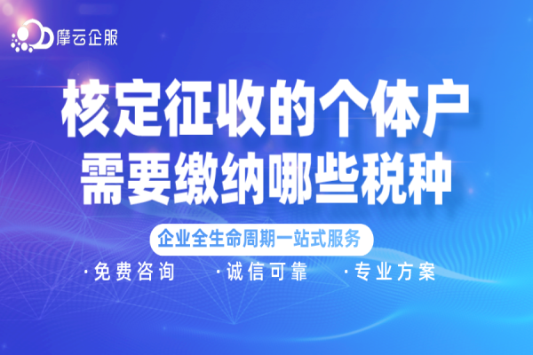 核定征收的个体户都需要缴纳哪些税种？