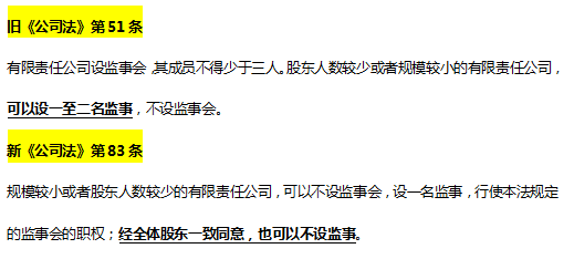 新《公司法》取消监事职务，一个人也能注册公司！